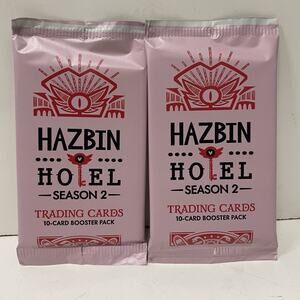 2x Hazbin Hotel Season 2 Trading Cards 2nd Edition Booster Pack *Lot Of 2*